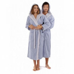 Župan unisex Tampa DUO 3959 5251 Svetlomodrý s modrou - Vestis M sv.modrá s modrou