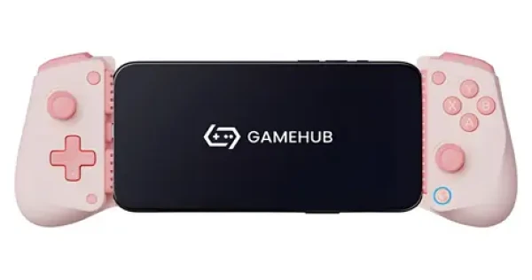 GameSir X5 Lite ružová / Herný ovládač s držiakom pre chytrý telefón / USB-C / Hall Effect / Android, iOS (GSX5LP003-1)