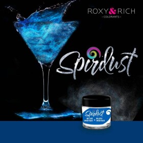 Metalická farba na nápoje Spirdust modrá indigo 1,5 g - Roxy and Rich - Roxy and Rich