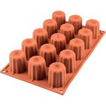 Silikónová forma Canelé 4,5x4,5 cm 900 ml - Silikomart - Silikomart