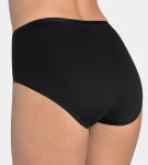 SLOGGI ROMANCE - Maxi nohavičky z bavlny Supima® s čipkou Sloggi BLACK 52
