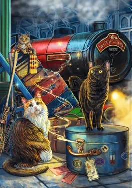 Trefl - Puzzle - Magic Collection Premium PLUS : Witchwood Expres