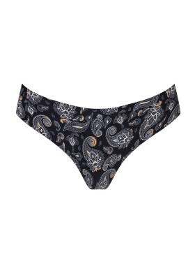 Julimex Simple Paisley Brasil nohavičky S-XL černý vzor XL