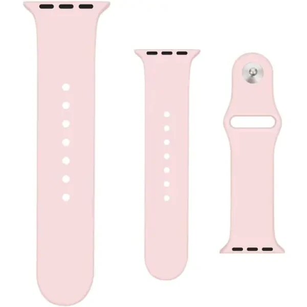 YENKEE YWB 010 AW Silikónový remienok pre Apple Watch 38 40 41 mm ružová (8590669366002)