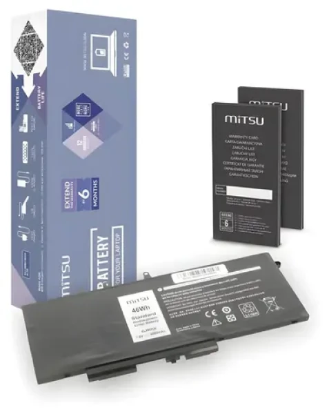DELL Batéria pre Latitude 5490, 5590 / Batéria / 6000 mAh / 46 Wh / 7,6 V (BC/DE-5490)