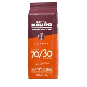 Mauro Caffé De Luxe 1 kg / Zrnková káva / 70% Arabica amp; 30% Robusta (8002530151124)