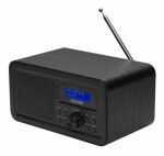 Denver DAB-30 čierna / FM rádio / 1W RMS / DAB+ / Alarm / LCD / 3.5 mm jack (111111000450)