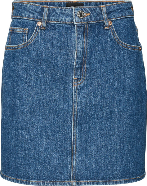 Vero Moda Dámska sukňa VMTESSA 10301536 Medium Blue Denim