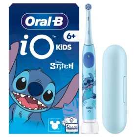 Oral-B iO 2 Kids Stitch modrá / Elektrická zubná kefka / pre deti od 6 rokov / 3 režimy / cestovné puzdro / časovač (Oral-B iO Kids Stitch)