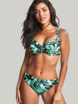 Dámska plavková podprsenka SW1642 Bali Full Cup Bikini Green with Leaves - Panache 90JJ