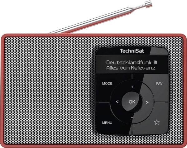 TechniSat TechniSat Digitradio 2 DAB+ Radio red/silver