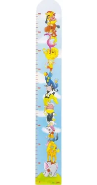 GOKI Drevený rastový meter Zvieracia pyramída / od 0 rokov (60920)