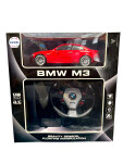 Mamido Mamido Autíčko na diaľkové ovládanie BMW M3 1:18 s volantom červené