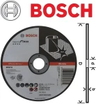 BOSCH Expert for Inox 2608603405 / Rezný kotúč / Priemer 150 x 22,23 mm / Šírka rezu 1,6 mm / 1 ks (2608603405)