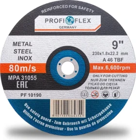 Silver Profi-Flex / Rezací kotúč na kov / Priemer 230 x 22,2 mm / Šírka rezu 1,8 mm (10190)