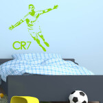 Veselá Stena Samolepka Cristiano Ronaldo Farba: hnědá, Veľkosť: 40 x 38 cm