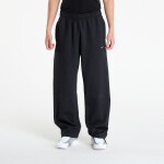 Mikina Nike Solo Swoosh Men's Fleece Open-Hem Pants Black/ Black/ White M