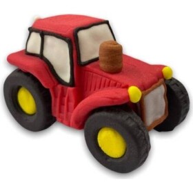 Cukrová figúrka traktor, 6 × 4,5 cm - I LOVE CAKES - I LOVE CAKES