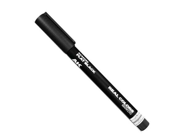 AK interactive AK Real Colors Marker Flat Black RCM033