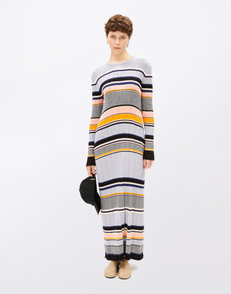 Armedangels Kaamila Stripes 3118 misty morning-deep rosalilly M