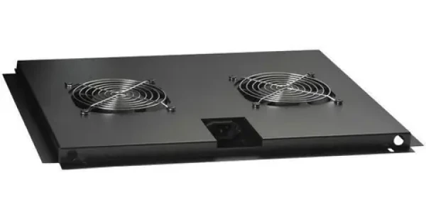 Lanview Ventilátorový panel pre rack 600×600 mm / Ventilátorový panel / 2 ventilátory / 295 m3/h / 19" (LVR252352)