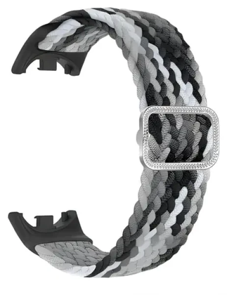 Beline Nylonový remienok pre XIAOMI SMART Band 8/9/10 čierno-biela / Remienok pre XIAOMI SMART Band / Nylonový