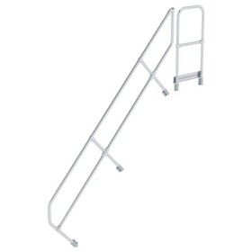 MUNK Günzburger Steigtechnik 600510 Munk Druhé madlo na schody s plošinou 45° 10 schodov 1 ks; 600510