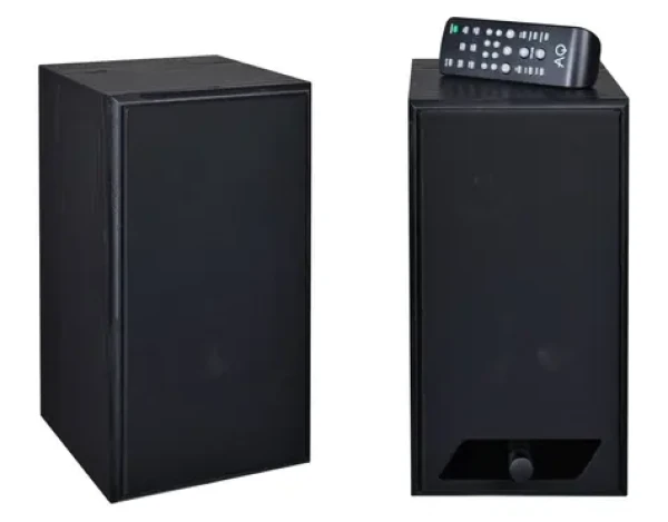 AQ M25 multimedia čierna / 2.0 / reproduktory / 60W / Bluetooth 5.0 / USB / RCA / diaľkové ovládanie (0m25)