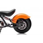 Mamido Detská elektrická motorka Chopper Warrior 36V oranžová