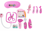 Mamido Lekárska sada pre malého doktora v kufríku s svetlami a zvukmi ružová