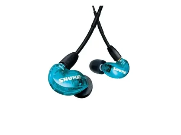 Shure AONIC 215 modrá / Slúchadlá do uší / štúdio / 3.5 mm / kábel 1.27 m (010-21-132)