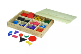 Moyo Montessori Moyo Montessori Drevené gramatické symboly s krabičkou