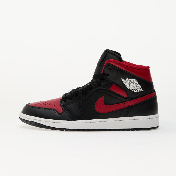 Tenisky Air Jordan 1 Mid Black/ Varsity Red-Summit White EUR 40.5