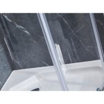 HOPA - Sprchovací kút LUGO - FARBA rámu - Chróm / Leštený hliník (ALU), Rozmer A - 80, Rozmer B - 80, Rozmer C - 195, Výplň - Číre bezpečnostné sklo - 5 mm OLBLUGO80CC