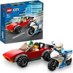 LEGO® City 60392 Naháňačka auta s policajnou motorkou