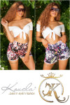 Trendy Summer Shorts with flower print