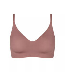 Dámska podprsenka ZERO Microfibre 2.0 Bralette - CACAO - kakaová 1141 - SLOGGI BROWN XL