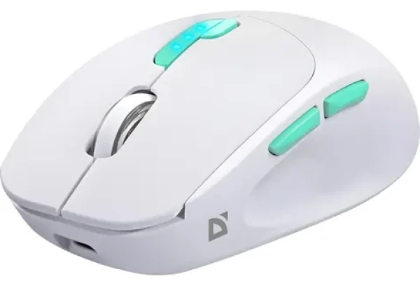 NITTA MM-307 biela / Bezdrôtová optická myš / RF a Bluetooth / 1600 DPI / 6 tlačidiel (52307)