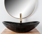 REA - Umývadlo na dosku Royal 60 Black Marble Mat REA-U7478