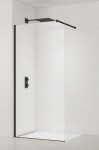 Sprchová zástena Walk-in 130 cm SAT čierna SATBWI130PRC SATBWI130PRC