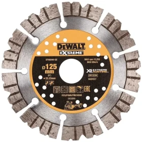 DeWalt DT90294 / Diamantový kotúč na murivo betón pre drážkovačku DCG200 / Priemer 125x22.2 mm (DT90294)