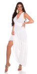 Sexy Goddess-Maxidress to tie white S/M