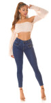 Sexy Skinny Jeans with patch pockets denimblue 42