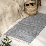 IB LAURSEN Bavlnený koberec Floor Runner Blue 60 × 120 cm