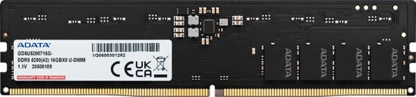 ADATA Gold, DDR5, 16 GB, 5200MHz, CL42 (GD5U5200716G-SSS)