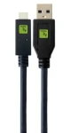 Techly USB-A - USB-C 2 m čierny / Kábel / USB 3.2 Gen 1 / 5 Gbit/s / rýchlonabíjanie (ICOC-MUSB31-CMAM20T)