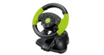 Esperanza EG104 High Octane volant čierno-zelená / vibračné technológie / 180 ° otáčania / PC amp; PS3 amp; Xbox 360 (GIAESPOPC0002)