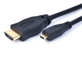 Gembird kábel HDMI/HDMI Micro samec-samec 1.8 m / pozlátené konektory (CC-HDMID-6)