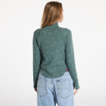 Tričko Nike Sportswear Women's Slim 1/2-Zip Long-Sleeve Logo Top Vintage Green/ Light Army/ Vintage Green S