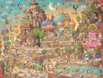 HEYE Puzzle Krajina jogy